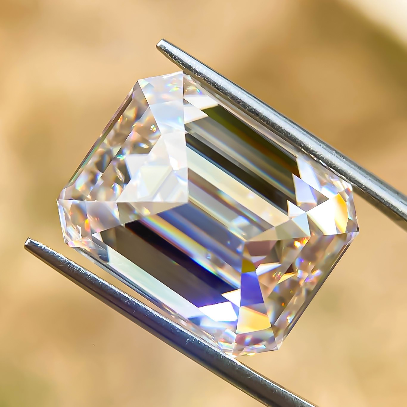 US 1-10CT Emerald Cut Loose Moissanite Stone D VVS1 Gemstones for Jewelry Making