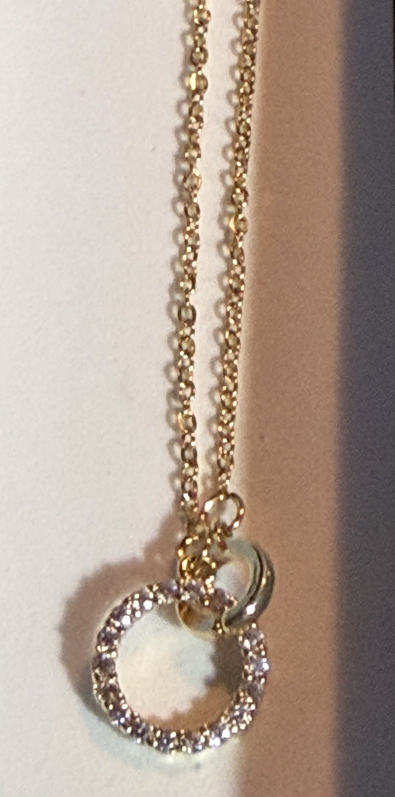 Boutique Necklace CZ And Gold Plating