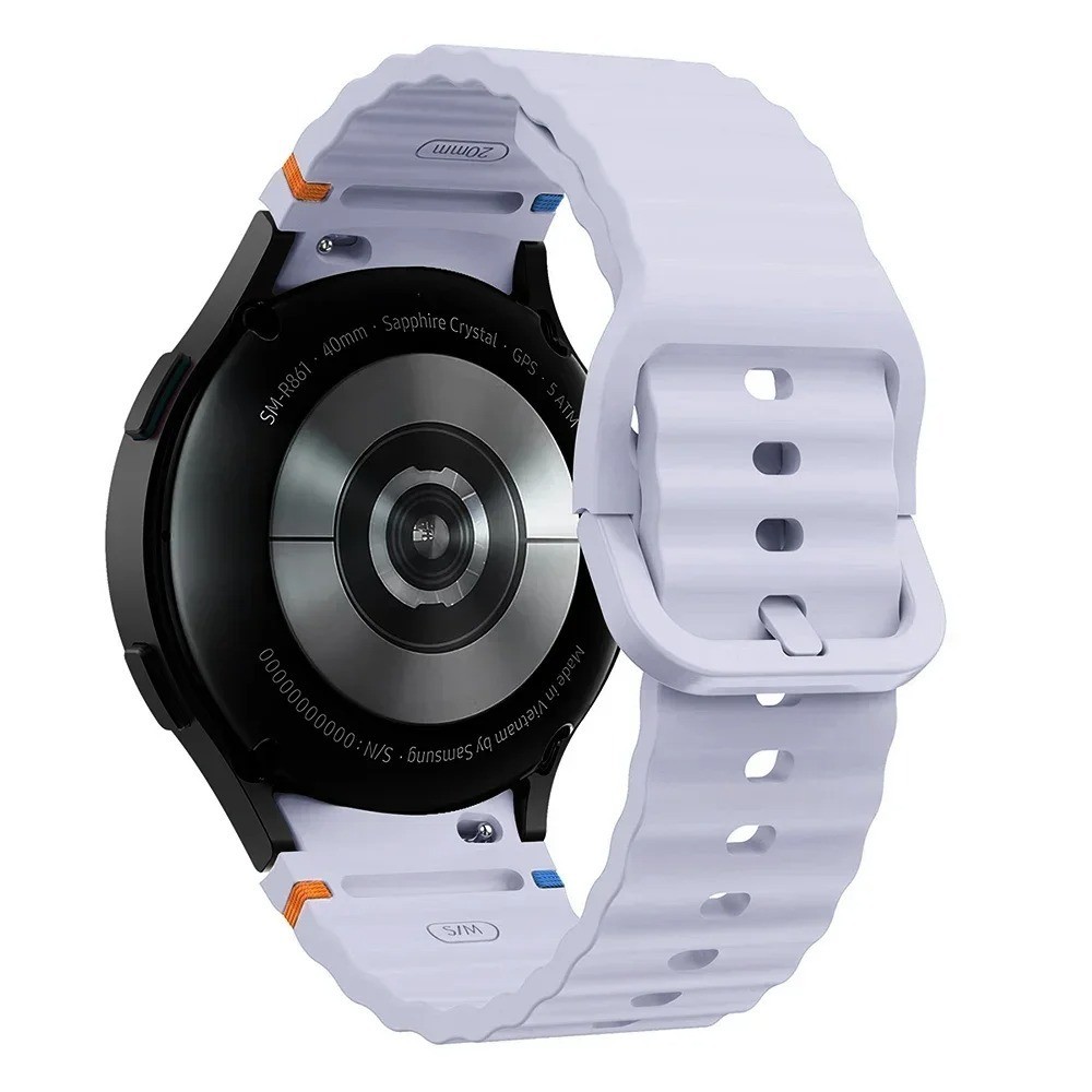 Strap For Samsung Galaxy Watch 7/6/5/4/FE 40/44/47mm Silicone Sport Watch Band,