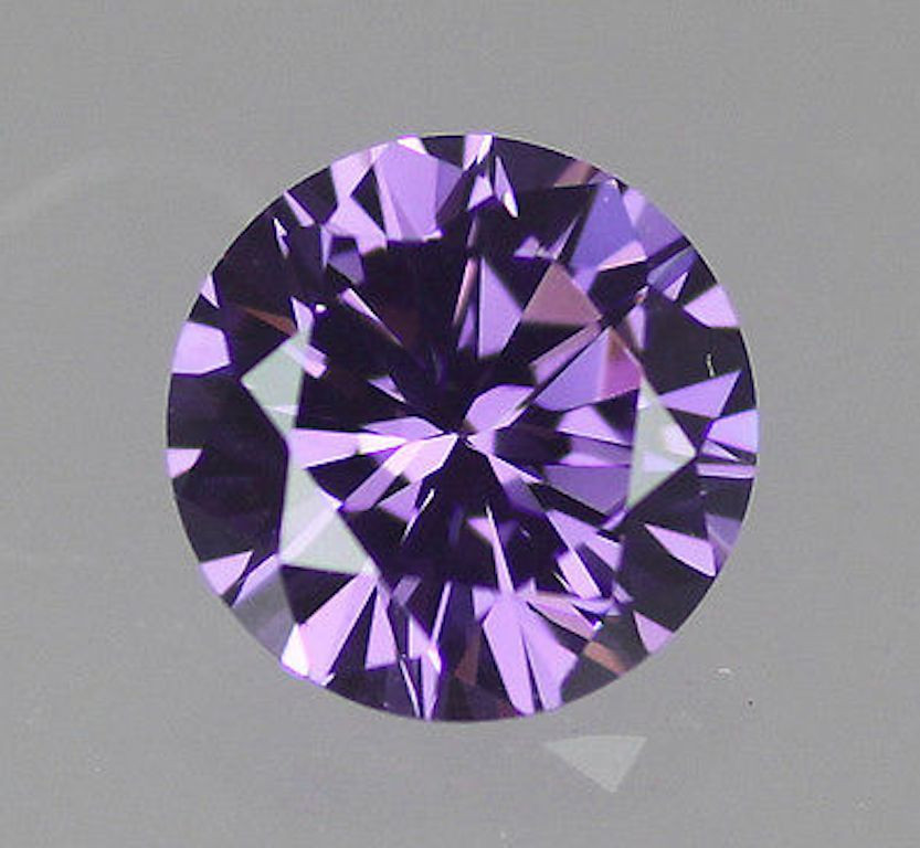 Cubic Zirconia Amethyst Dark Purple Round AAA Rated CZ Loose Stones (1mm – 15mm)