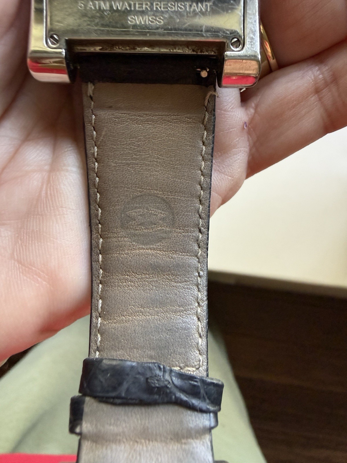 Authentic Michele Diamond Watch With Michele Bands New Battery