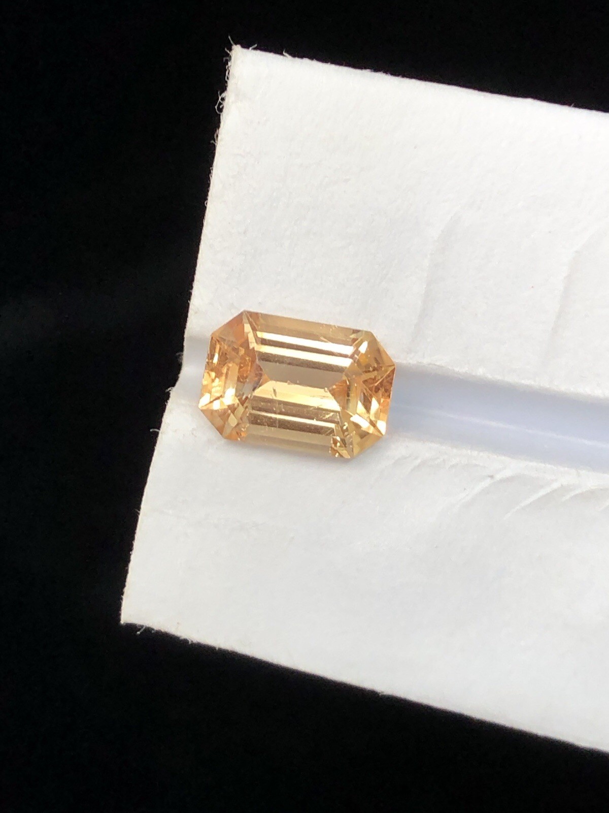 1 Ct Yellow Tourmaline | yellow Afghan Tourmaline | Untreated Emerald Cut