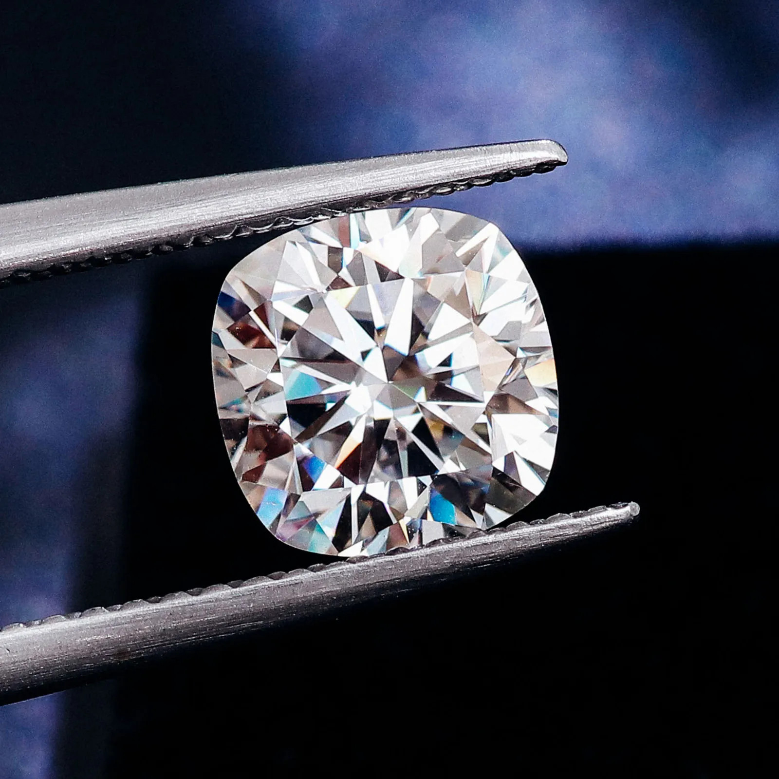 0.15-10ct D Color Brilliant Cushion Cut VVS1 GRA Loose Moissanite Wholesale