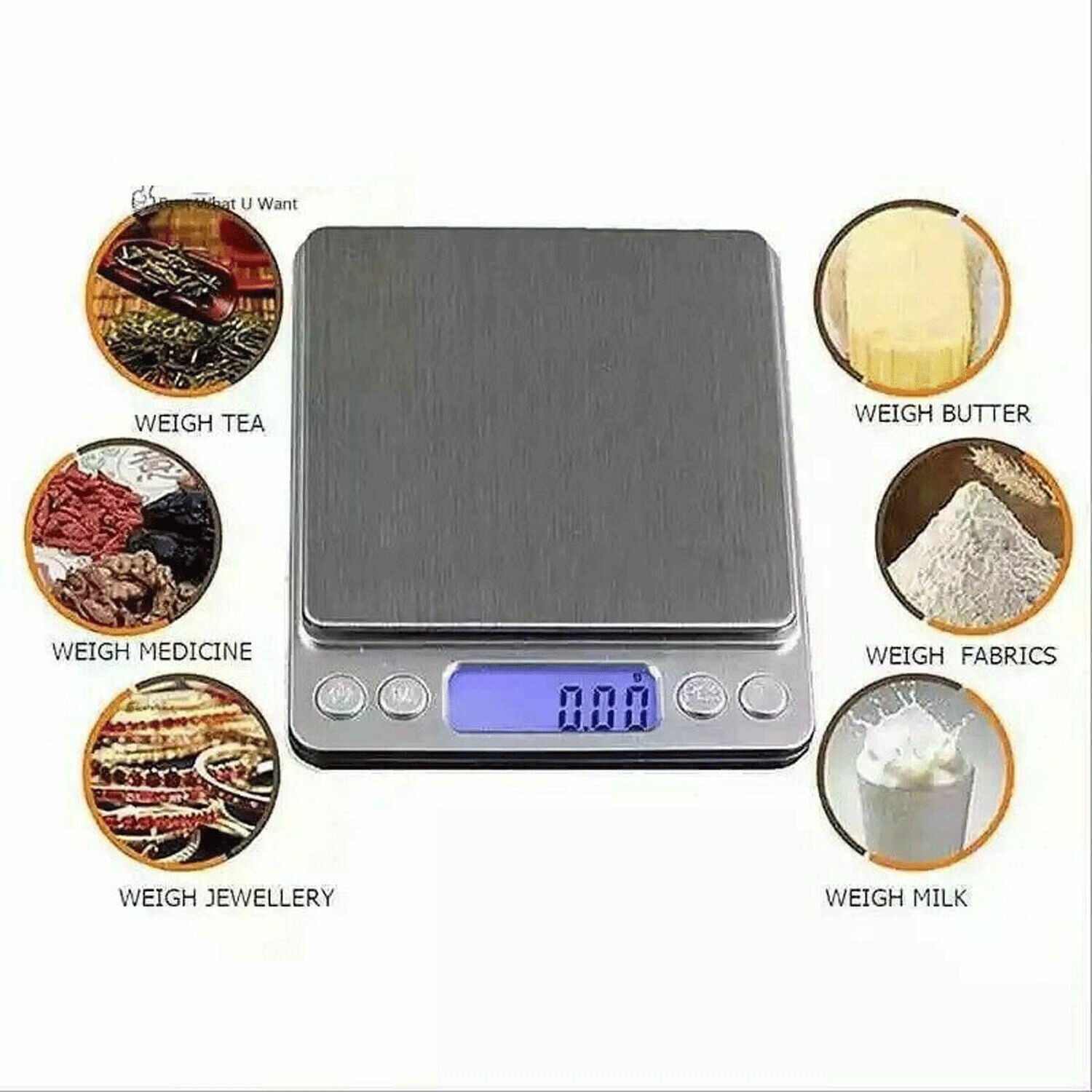 Digital Pocket Scale 200g x 0.01g Mini Scale Jewelry Balance Weight Gram LCD USA