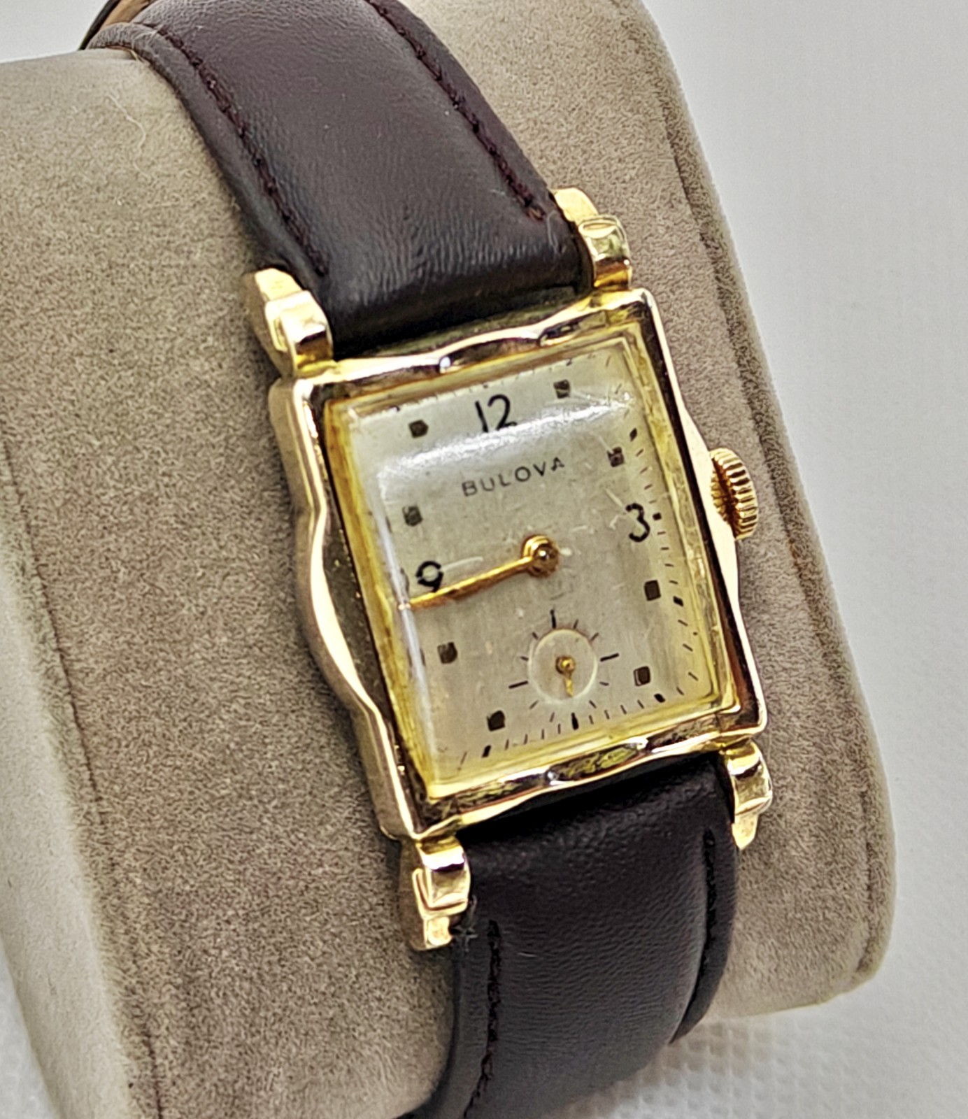 Vintage 1956 Bulova Ambassador F Men’s 17J Gold Filled Watch 10BM