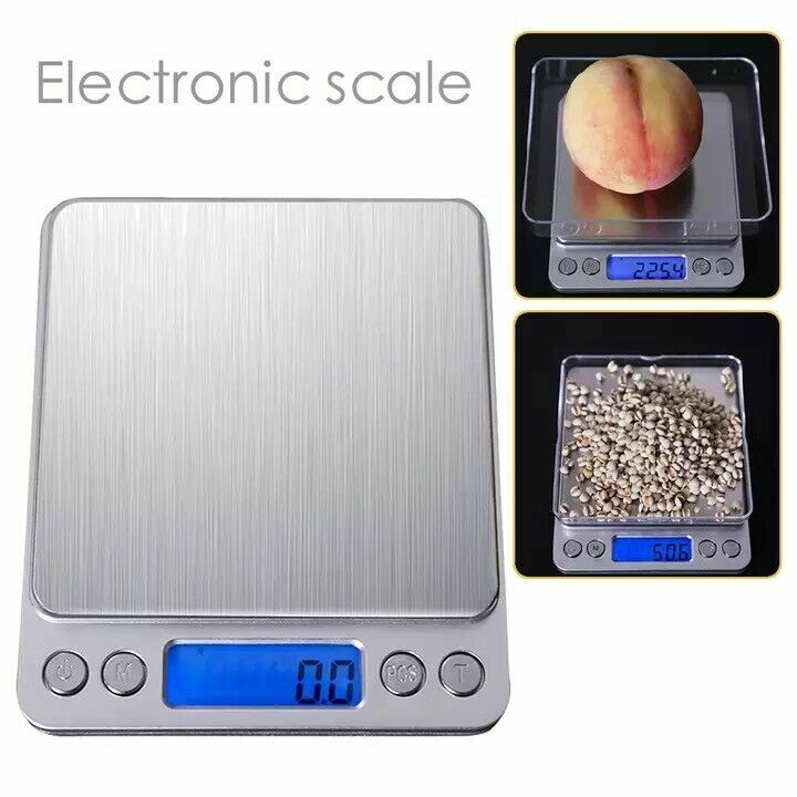 Digital Scale 3000g x 0.1g Jewelry Gold Silver Coin Gram Pocket Size Herb Grain