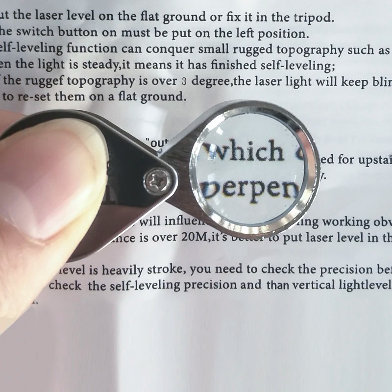 10-30X Jeweler’s Glass Magnifying Loupe-Eye Magnifier for Jewelry, Coin, Stamp