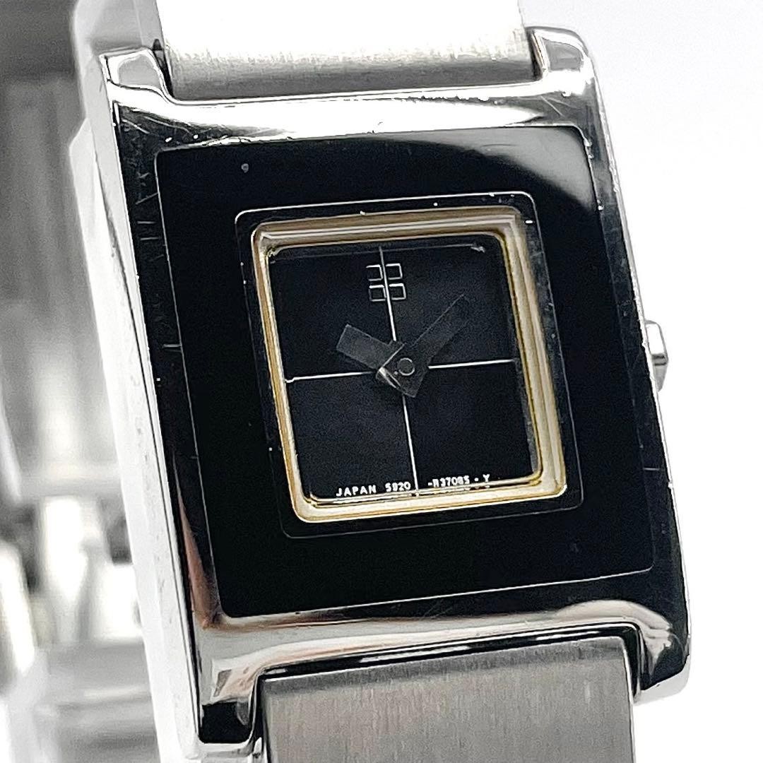 Yves Saint Laurent Diamond Quartz Ladies Watch Black Japan 0711910
