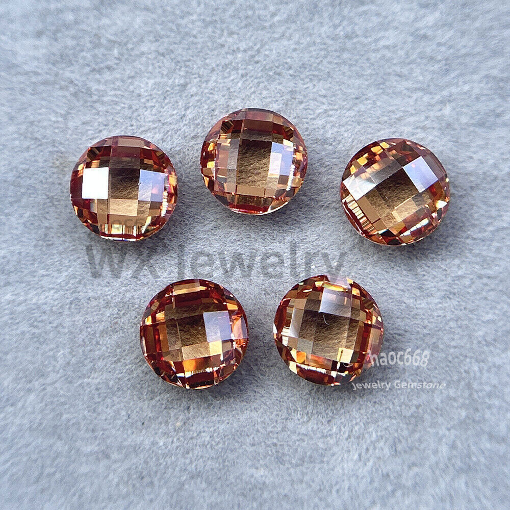 Multicolored 3mm-12mm Loose Cubic Zirconia stone Double Turtle for DIY Jewellery