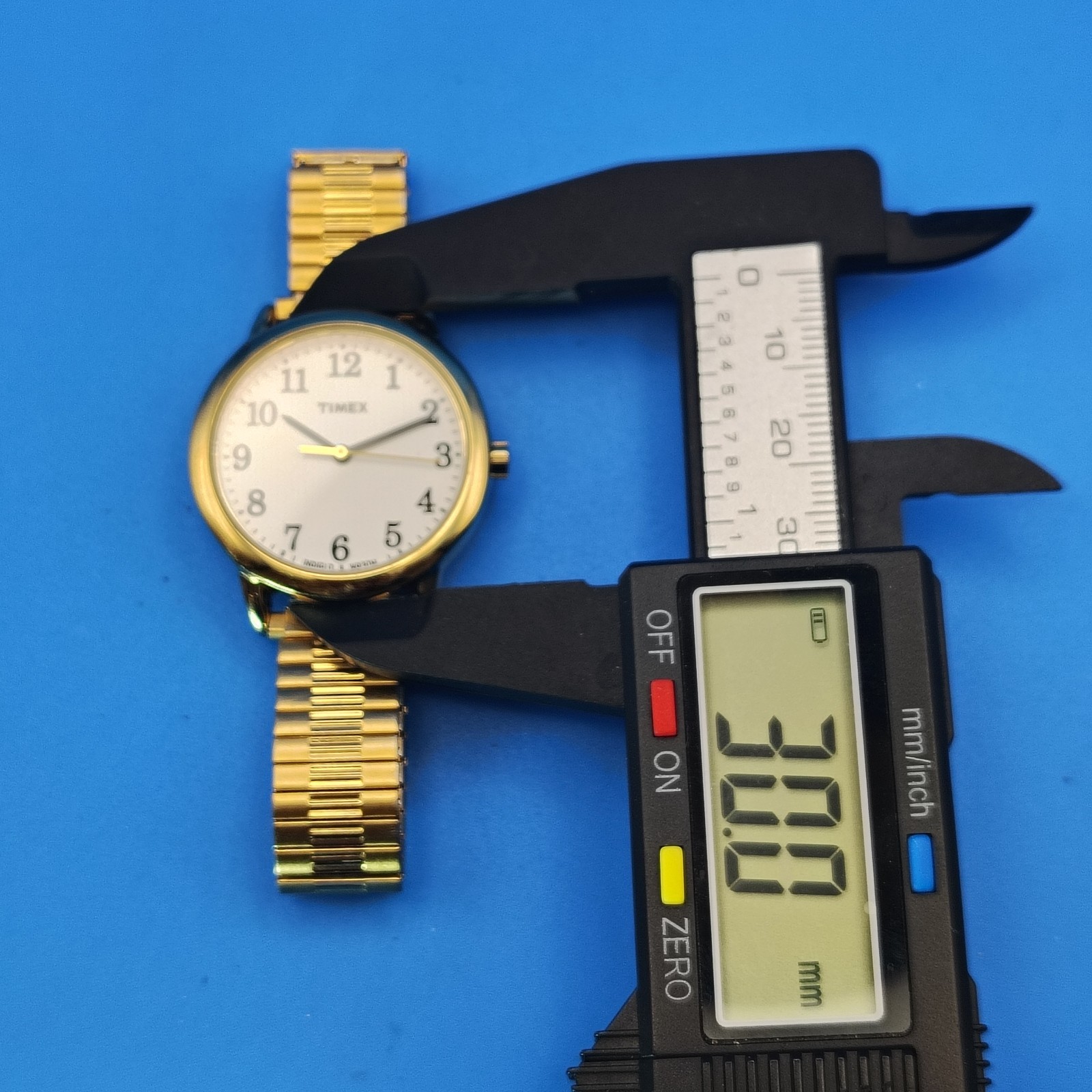 Vintage 2015 Timex Easy Reader Indiglo 30mm Women’s Quartz Dress Watch Near Mint