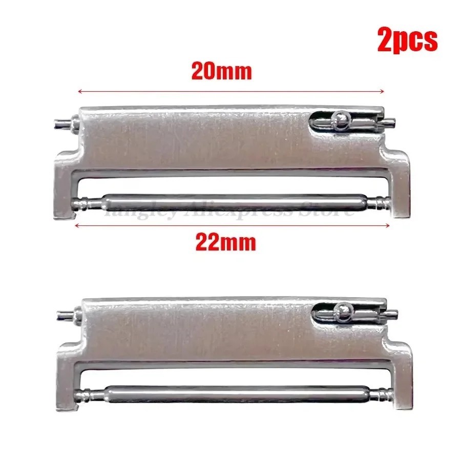 1 Pair Watch Strap Adapter 18mm To 20mm 22mm,20mm To 18/20/22mm,22mm To 22mm Top