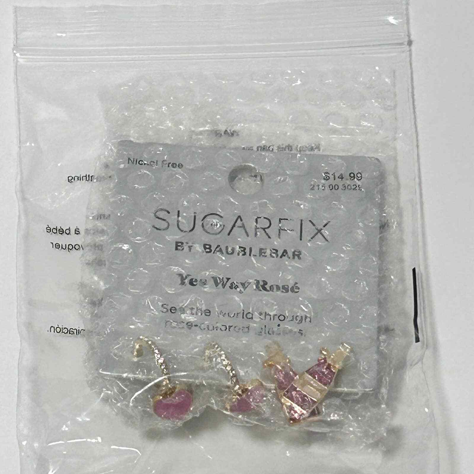 SUGARFIX by BaubleBar ‘Yes Way Rose’ Earring Set Pink/Purple