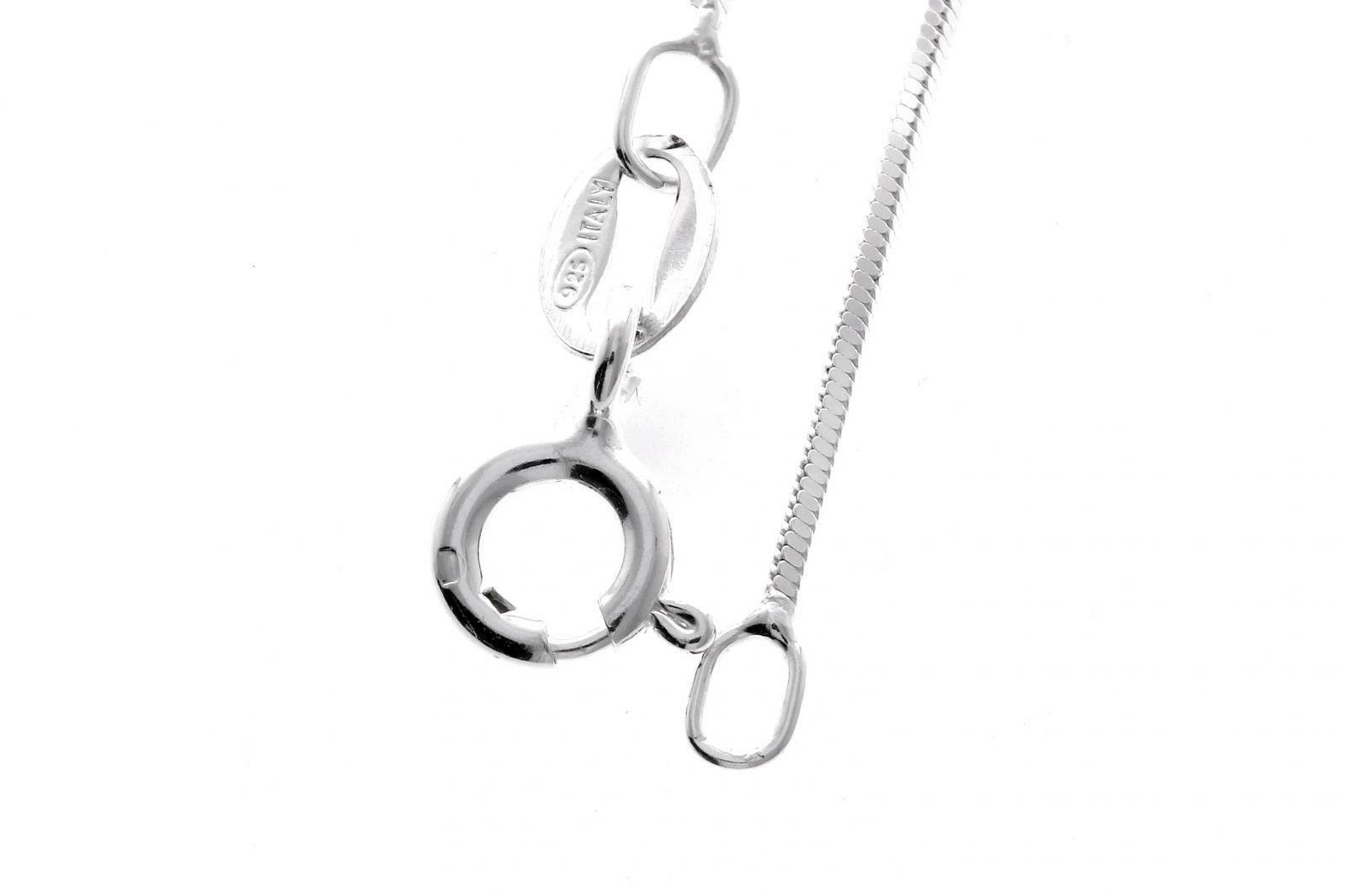 REAL ITALIAN 925 Sterling Silver Snake Chain 14″ 16″ 18″ 20″ 22″ 24″ GCH004 UK