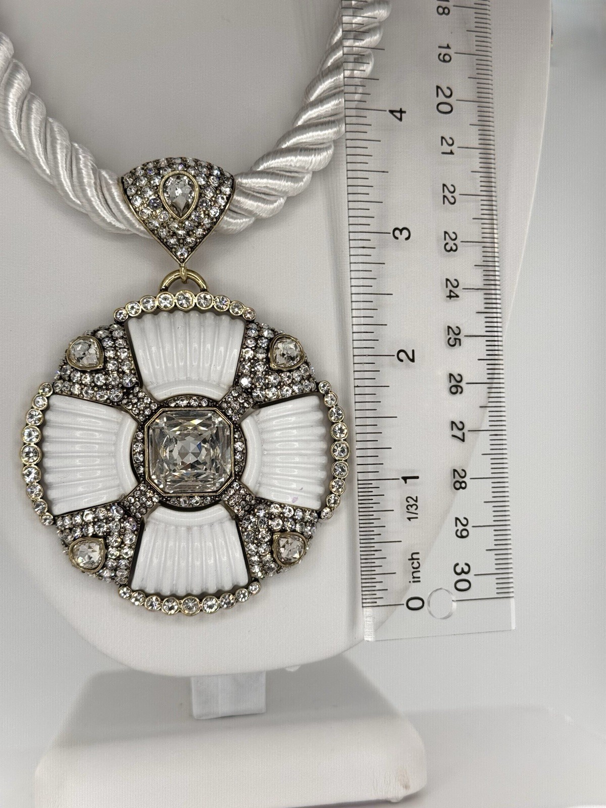Signed Heidi Daus Sold Out Swarovski Necklace