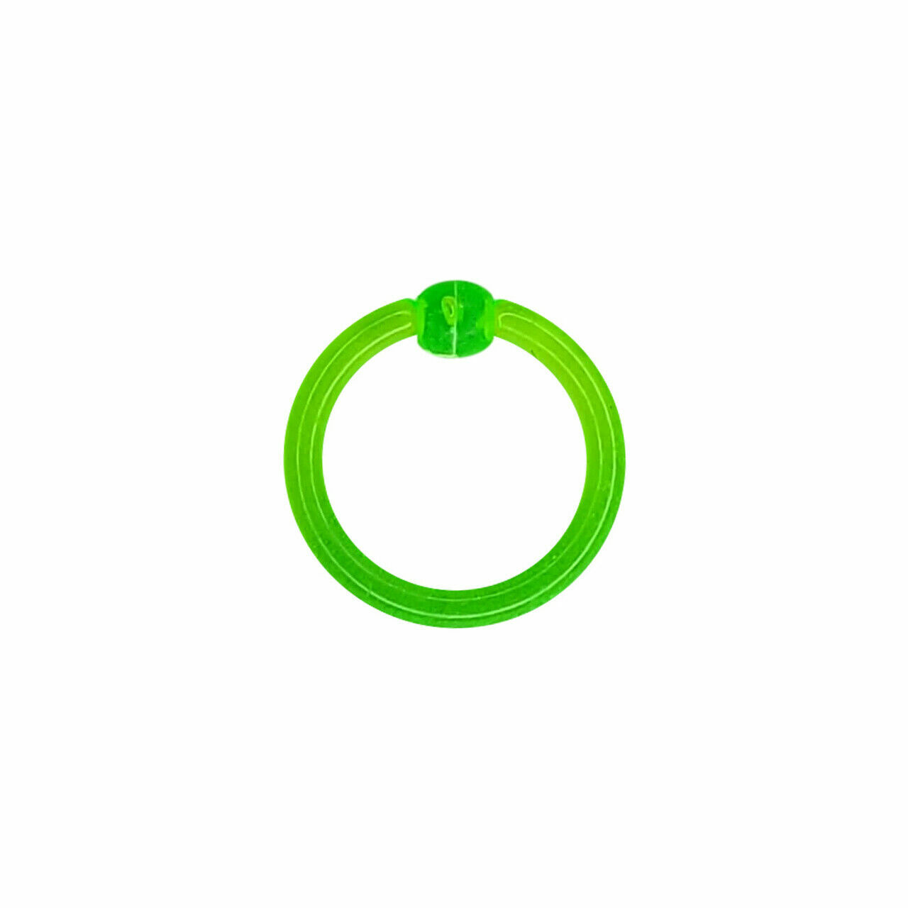 UV Neon Acrylic Circular Captive Bead Ring 10g – Sold as a Pair