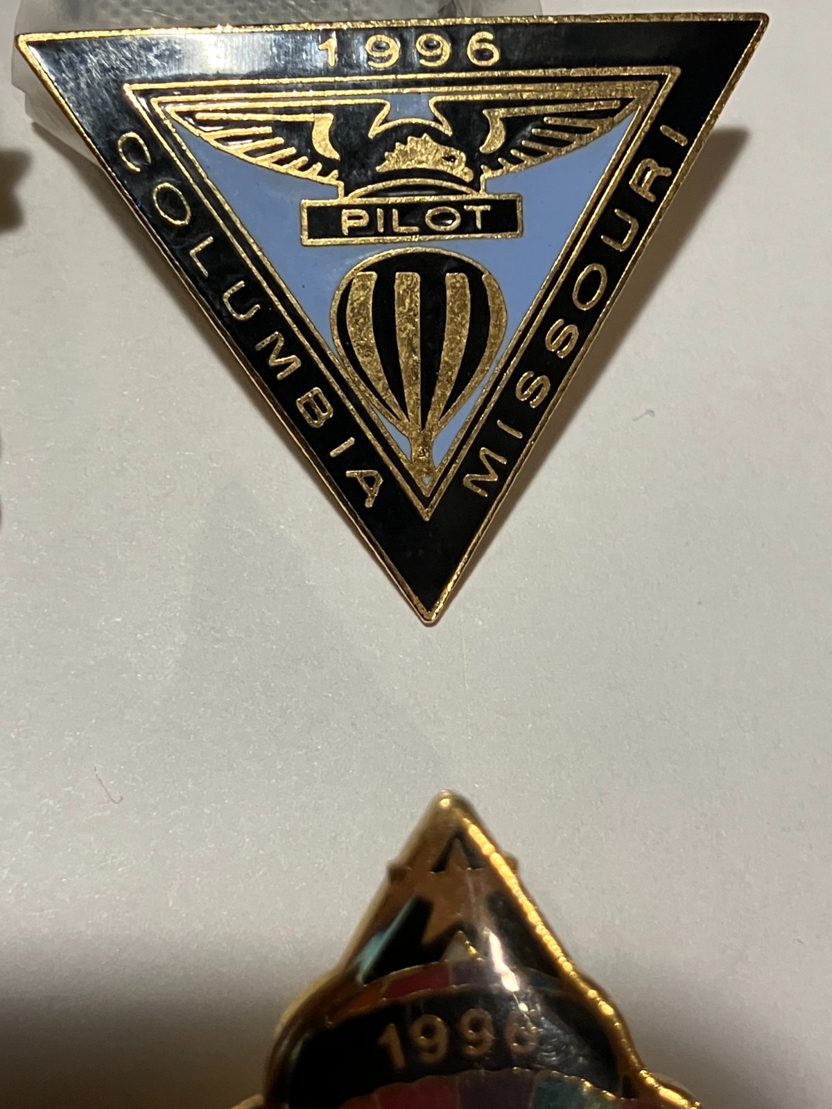 Vintage 1996 Columbia Missouri Hot Air Balloon Festival Pins