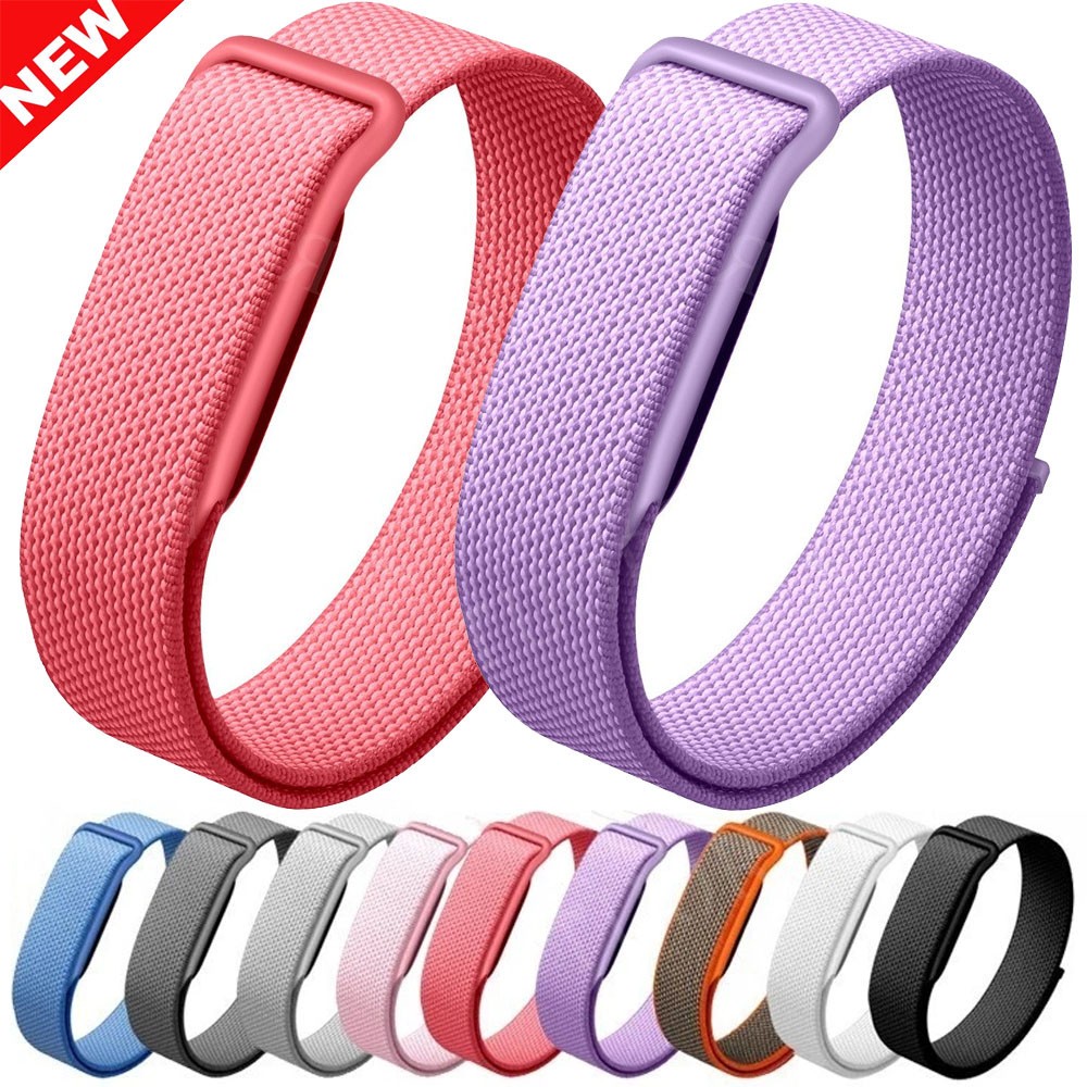 For Google Fitbit Air Nylon Silicone Sports Adjustable Band Strap Replacement