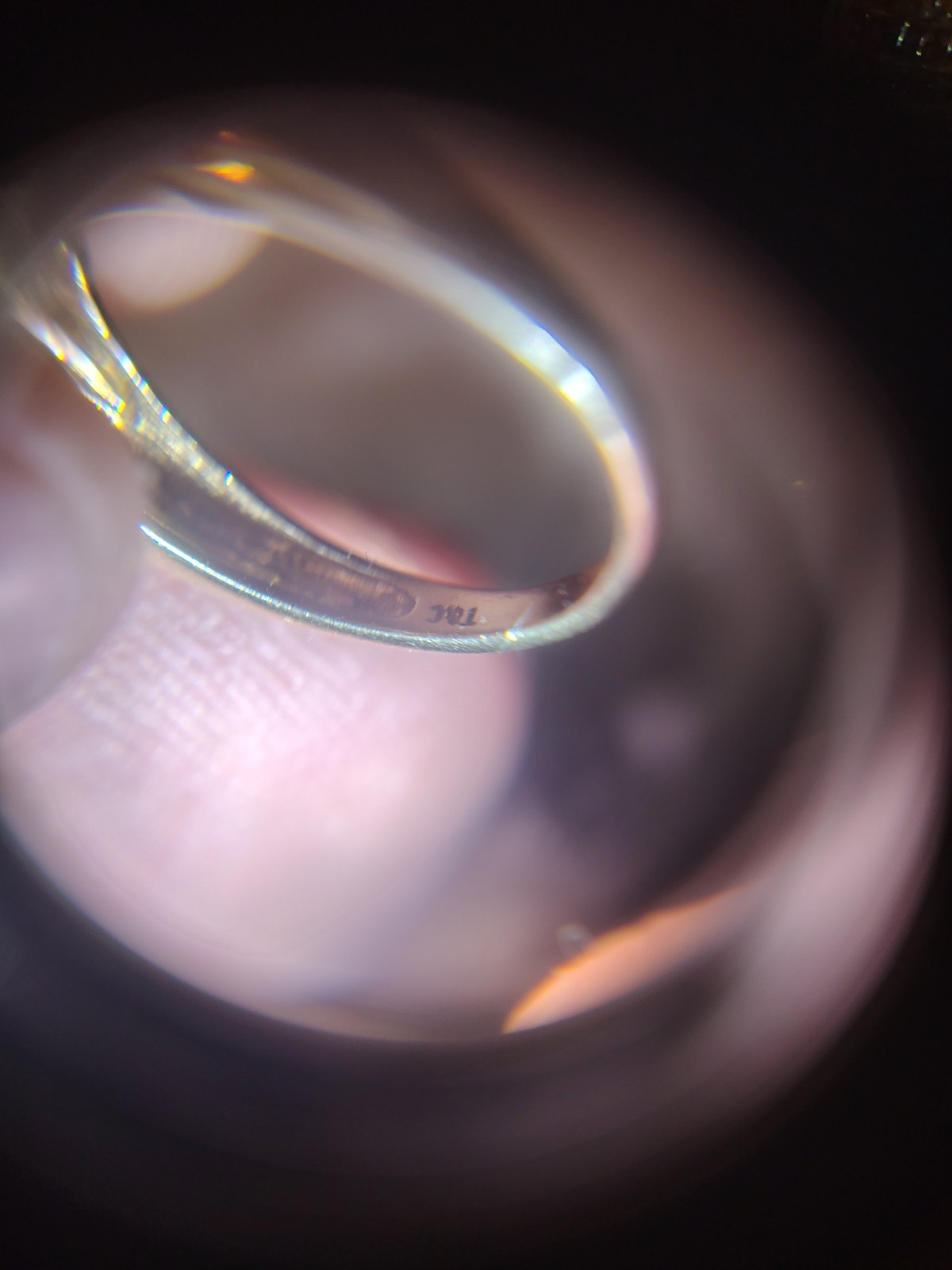 10k Gold Ring w/Blue Sapphires And Diamonds. Size 6.5