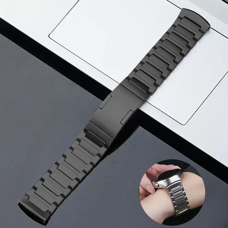Titanium No Gaps Metal Bracelet Business Band Correa For Huawei Watch 4 Pro