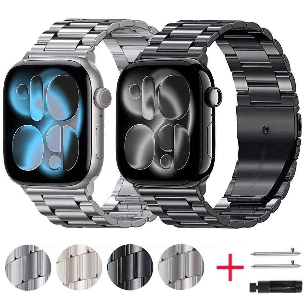 Stainless Steel Apple Watch Band 42 44 45mm For iWatch Series SE 8 7 6 5 4 3 2 1