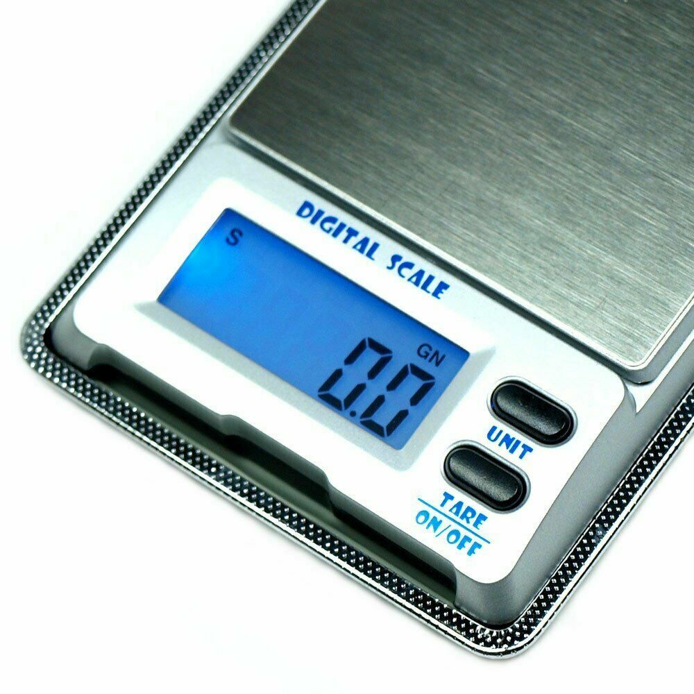 500g x 0.01g Digital Pocket Scale 0.01g Precision Jewelry Scale with Hard Case