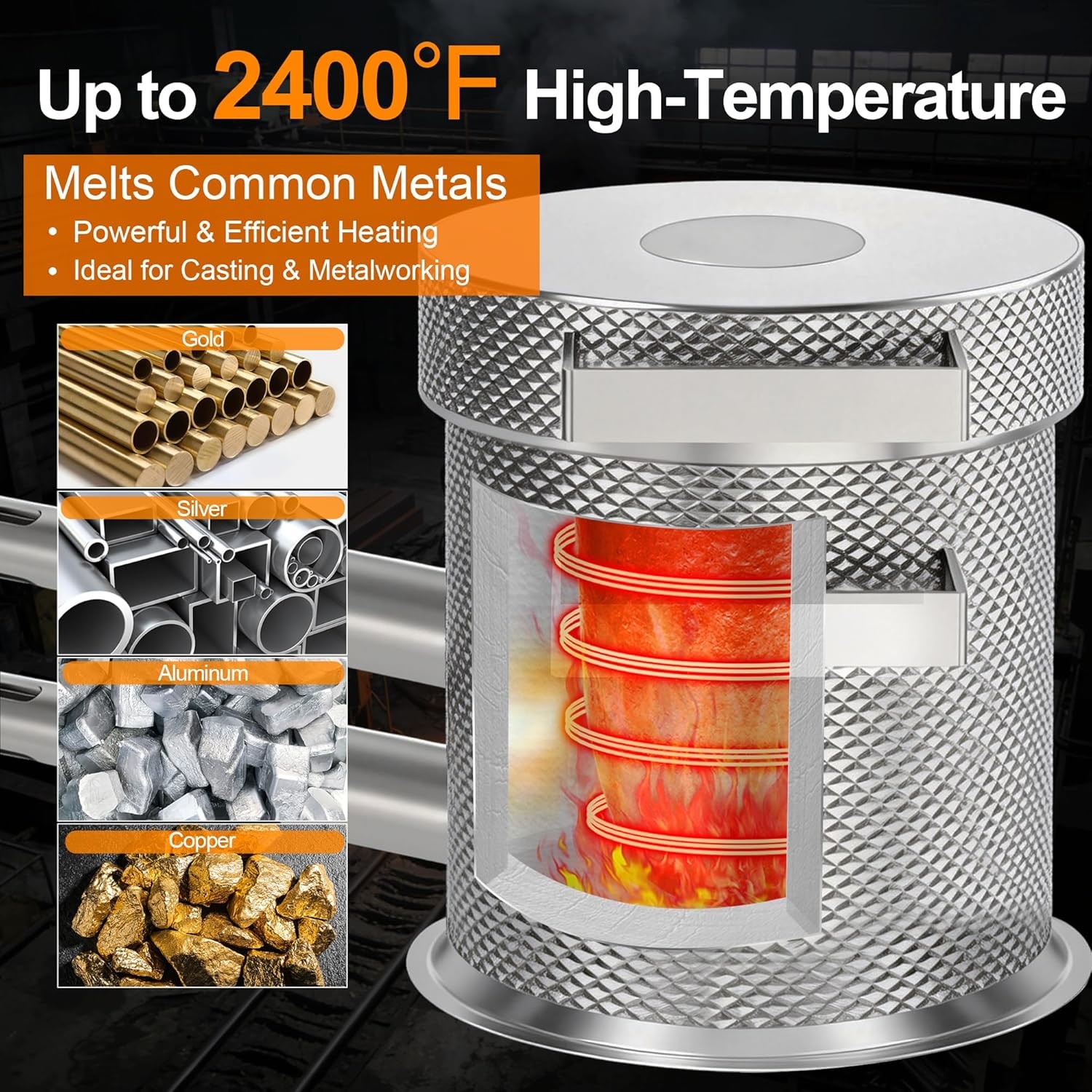 12KG Propane Melting Furnace Kit