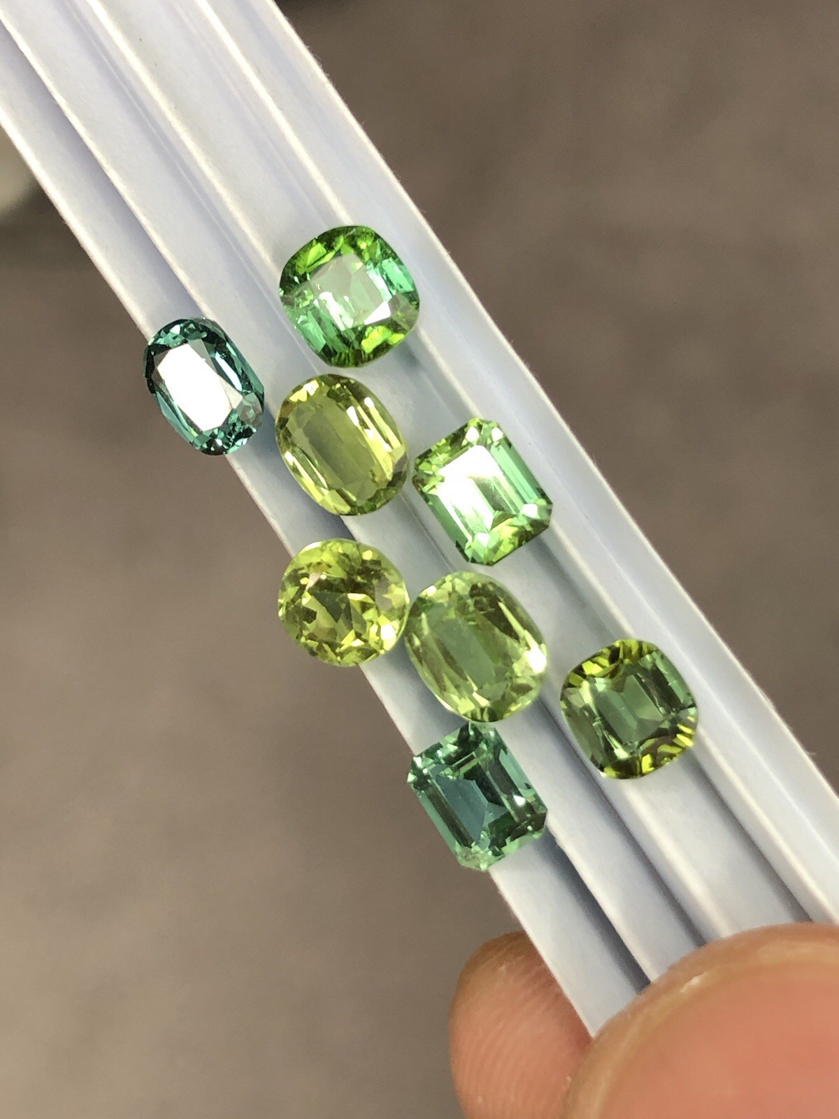 4 Carat Natural Multi Color Tourmaline – Faceted Afghanistan Tourmaline