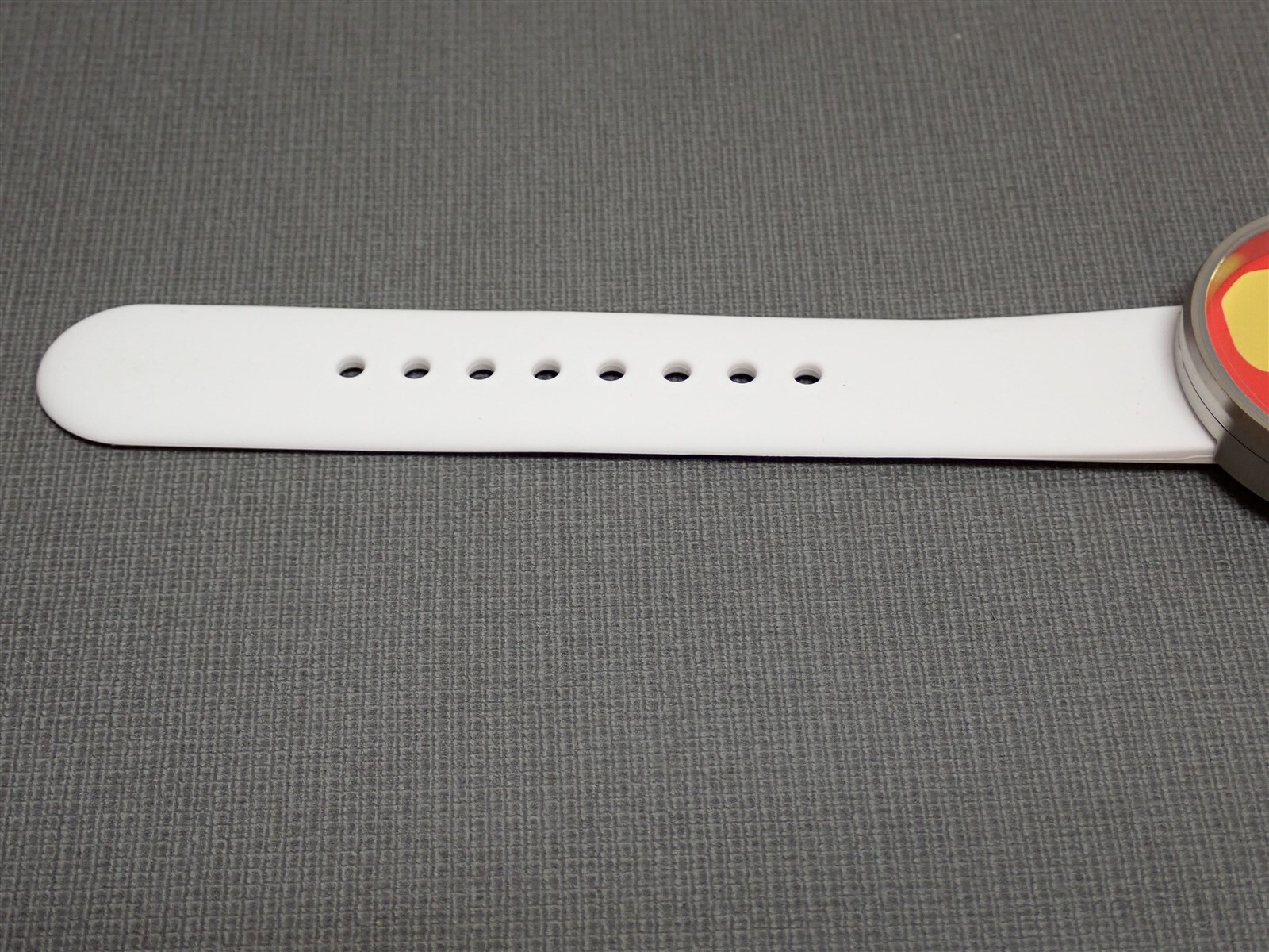 NEW Projects Watches PJT-7590 Breakfast 40mm White Silicone Band Watch