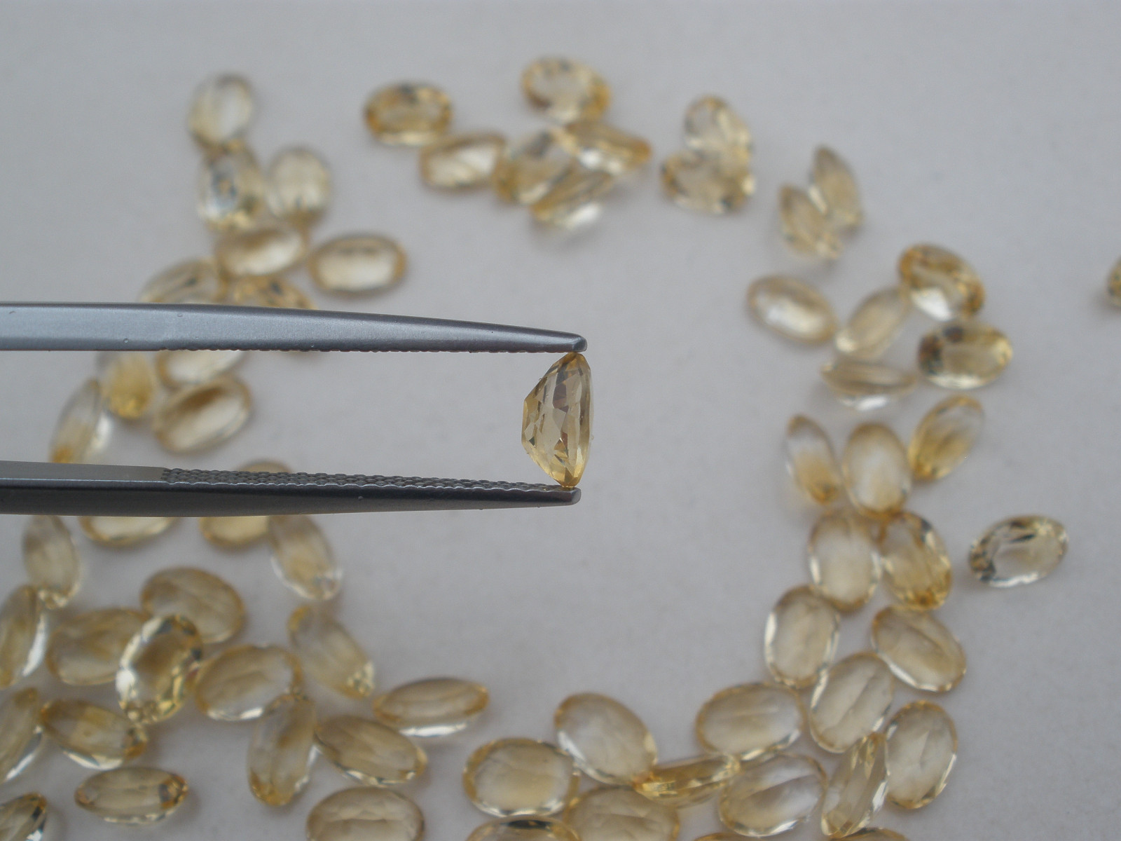 Citrine Oval Natural Loose Faceted Gem 6x4mm