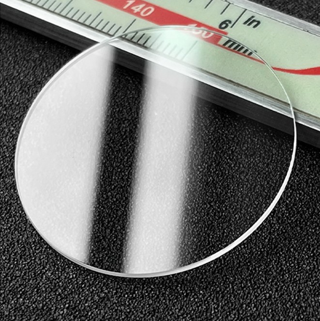 0.8/1.0/1.5/2.0mm Thick Flat Mineral Glass Watch Crystal 15-60mm Replacement