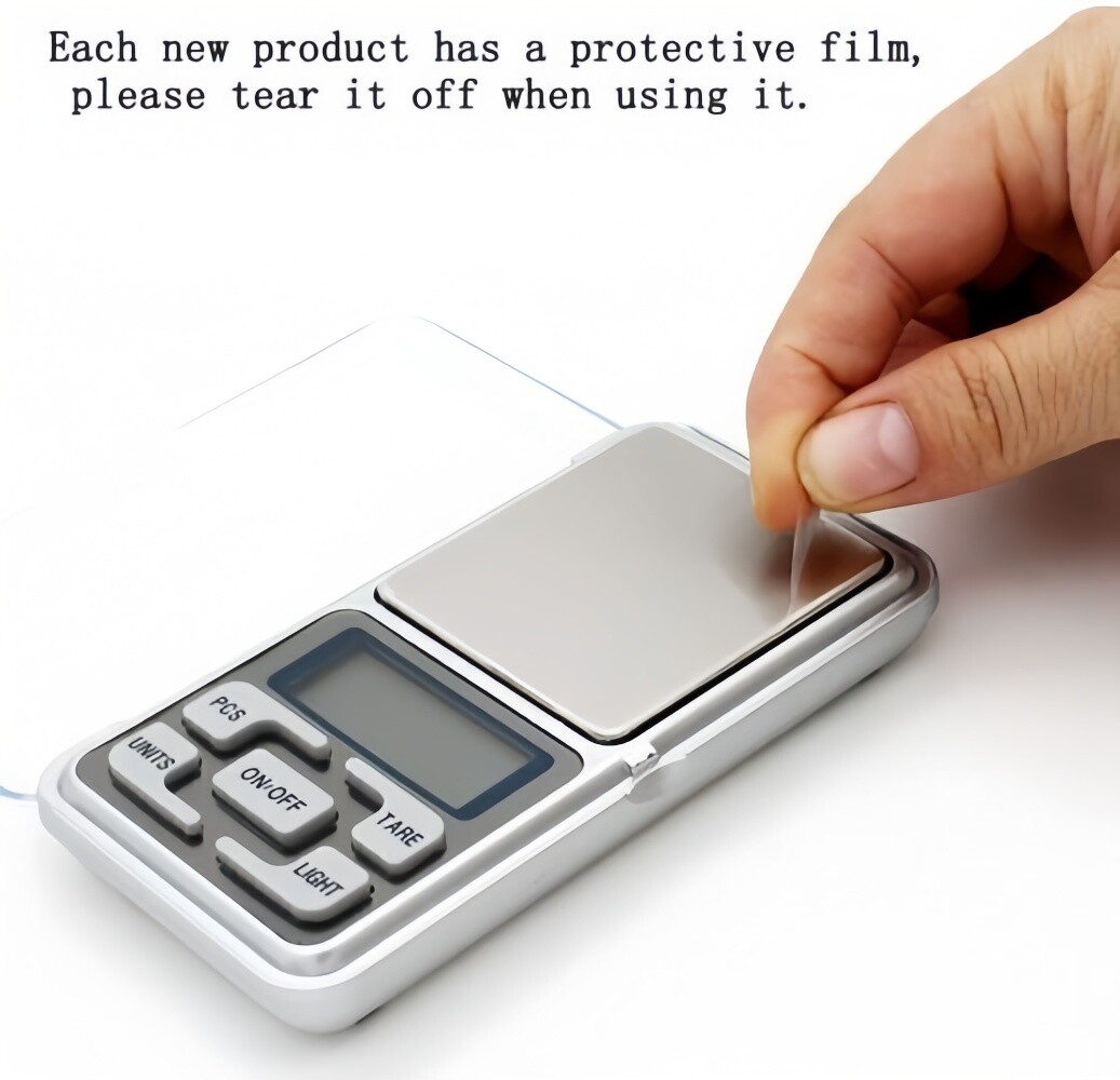 Digital Scale 200g x 0.01g Mini Pocket Jewelry Gold Silver Coin Gram Herb Grain
