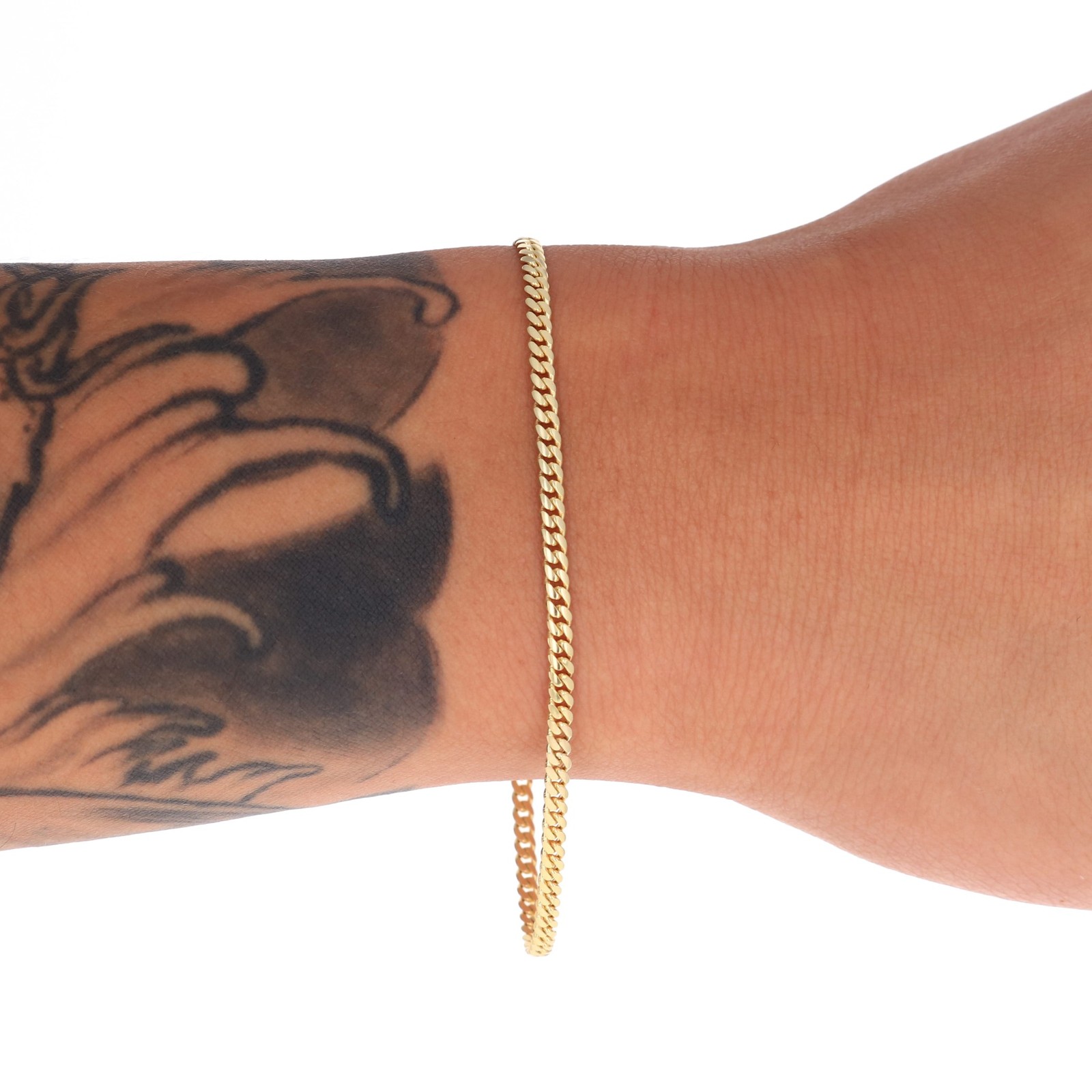 10K Yellow Gold Solid 2.7mm-10mm Miami Cuban Link Chain Bracelet Men Women 7″-9″