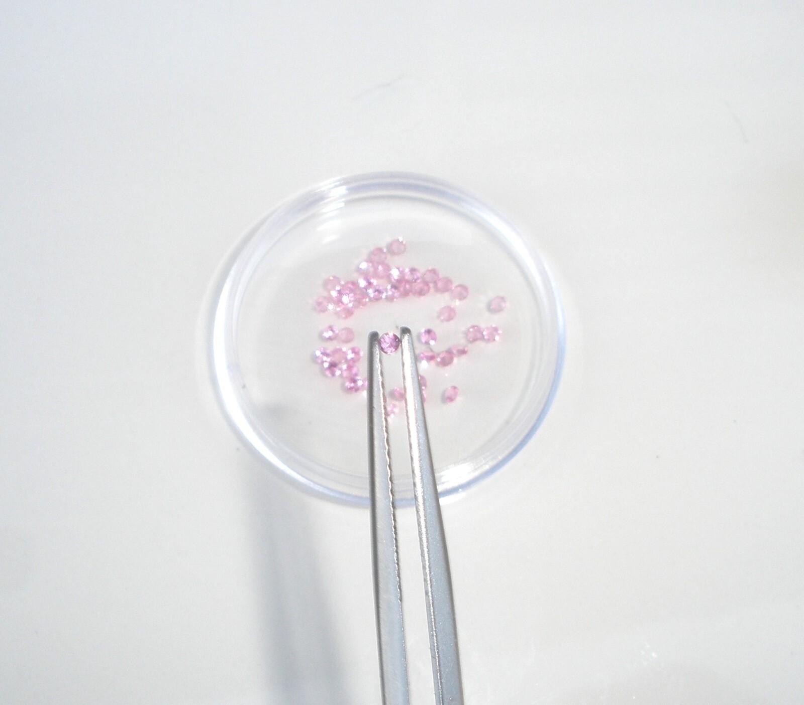Pink Sapphire Round Loose Natural Gem 1.5mm