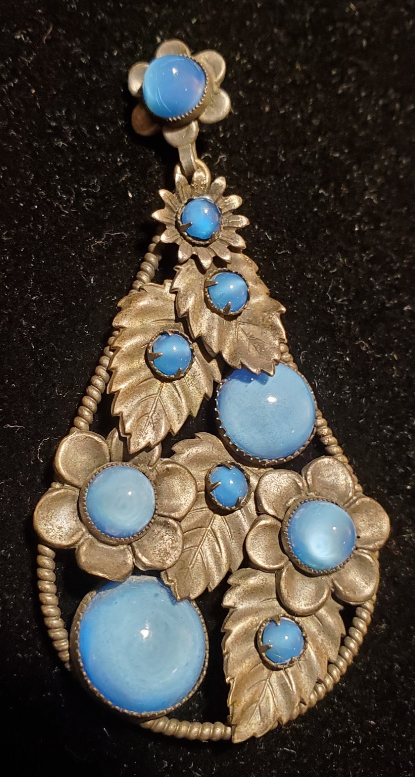Vintage Neiger Brothers Czech Republic Pendant 1930s