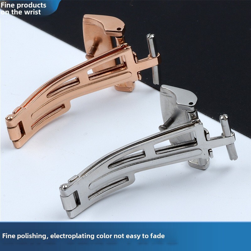 High Quality Stainless Steel Watch Buckle Metal Folding Clasp 18 20mm Fits AP