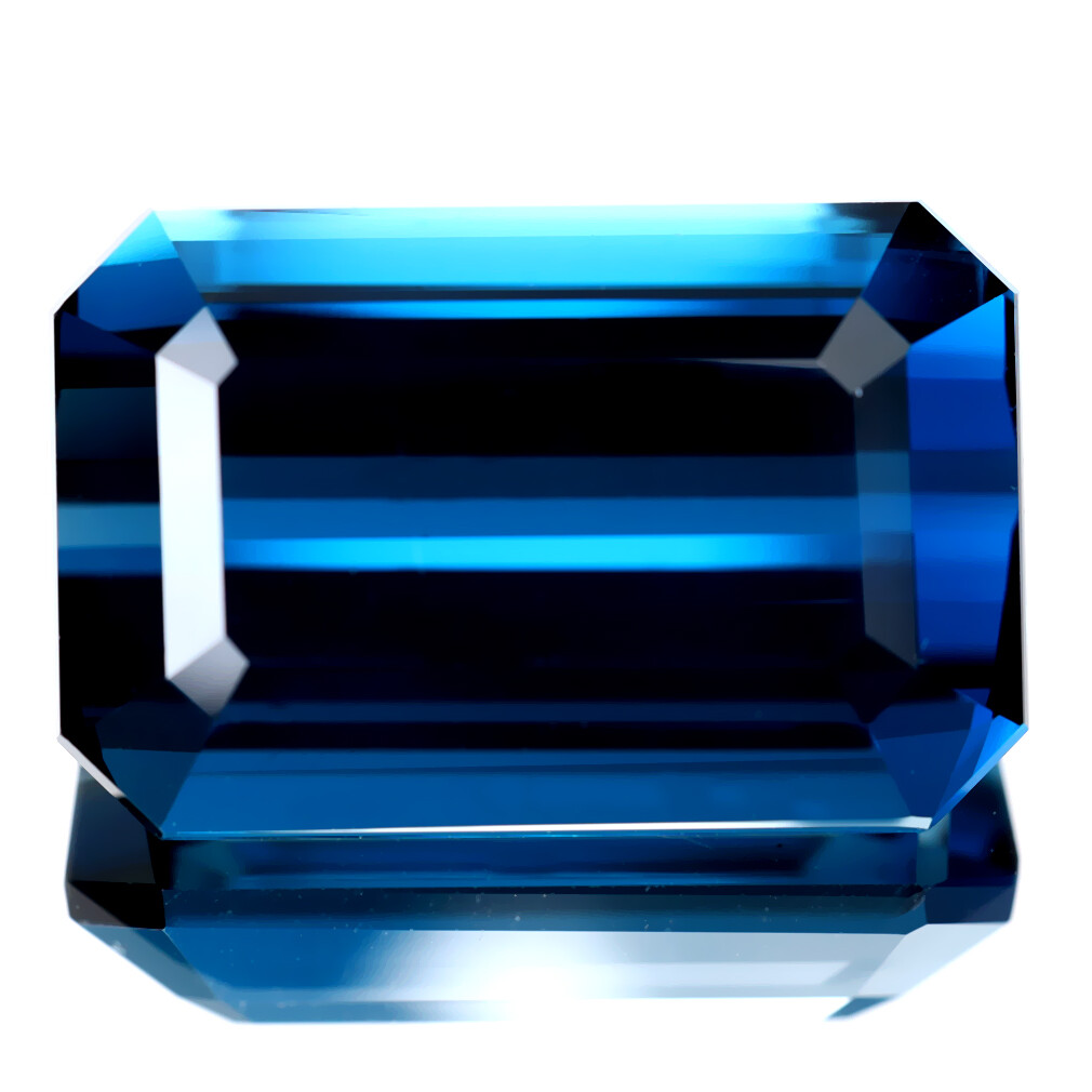 30.41 ct AAA Grade Significant Octagon (21 x 14 mm) Genuine London Blue Topaz