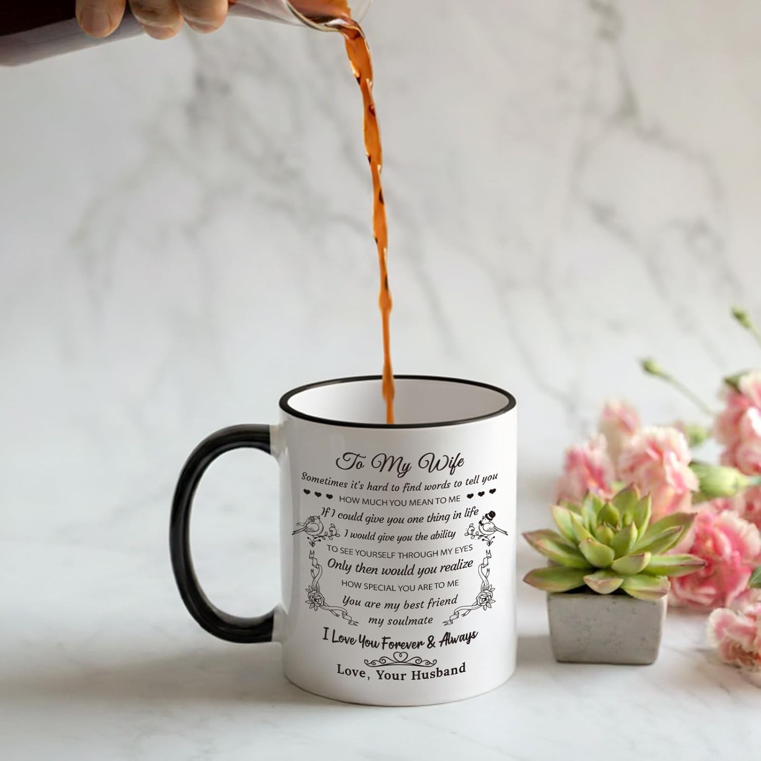 Romantic Ceramic Mug for My Wife – Perfect Gift for Every Special Occasion