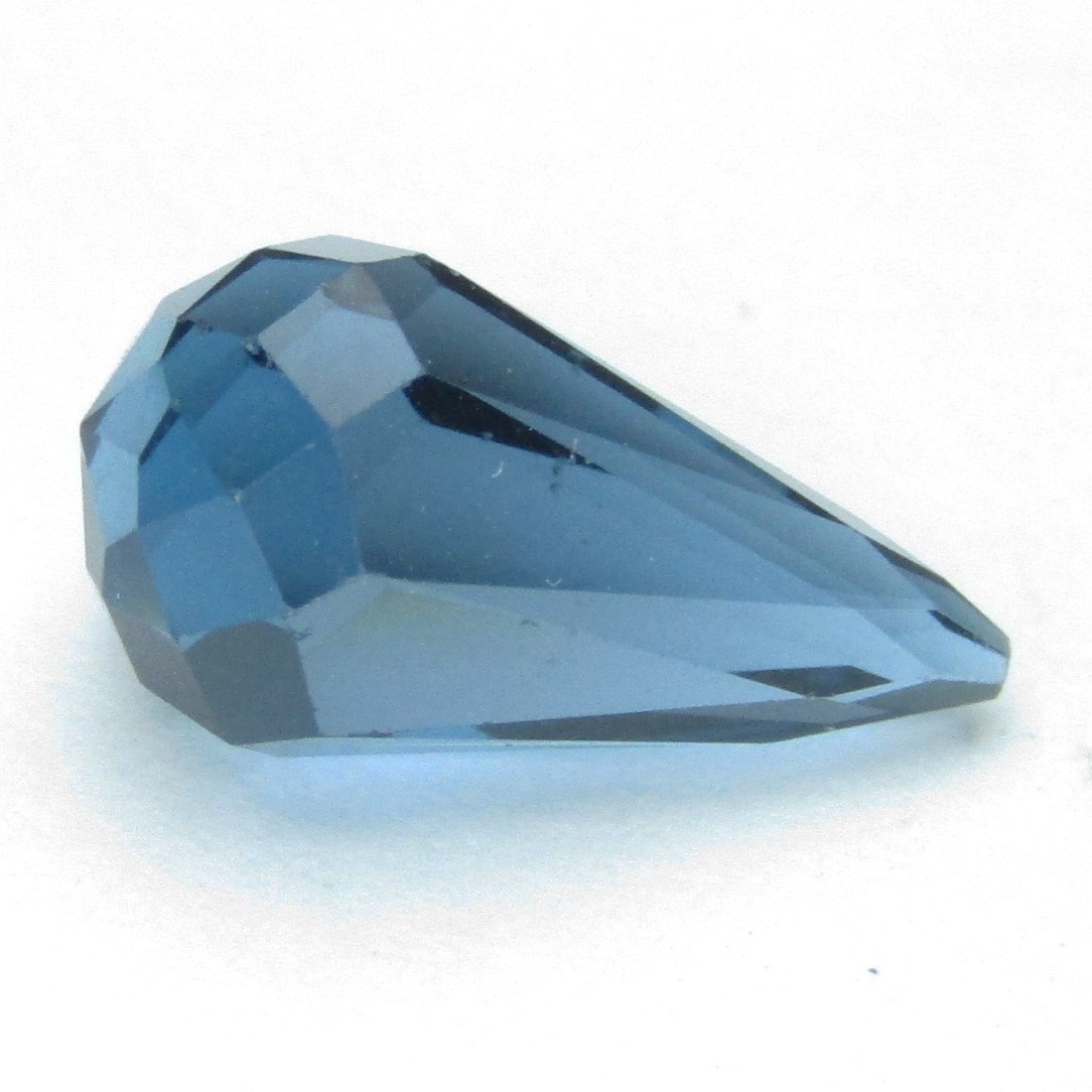 4.25Cts Ravishing Natural London Blue Topaz 13x7mm Pear Briolette Cut Gemstone
