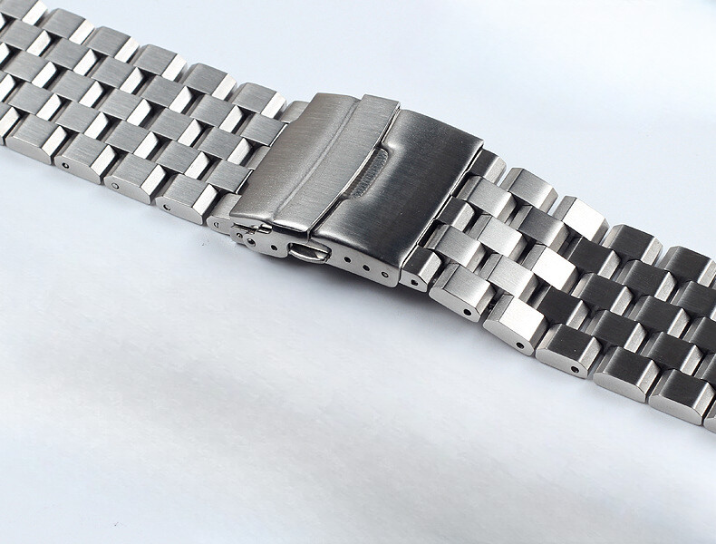 Premium Solid Stainless Steel Watch Strap Band Metal Business 18/20/22/24/26mm
