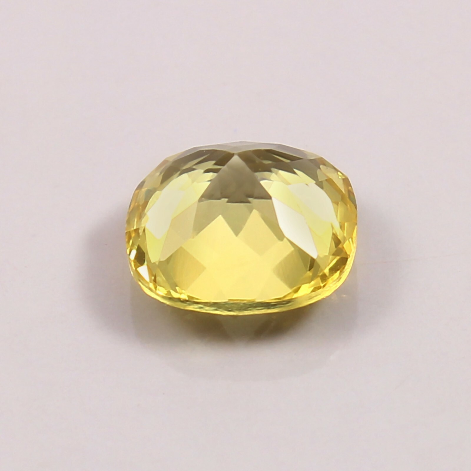 AAA Natural Flawless Ceylon Yellow Sapphire Loose Cushion Cut Gemstone 10×10 mm