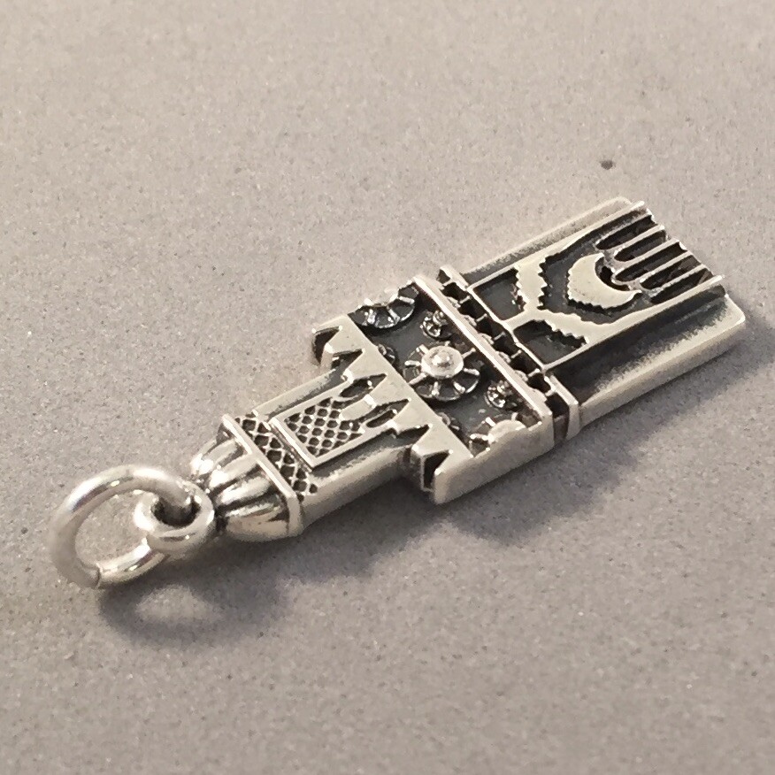 .925 Sterling Silver HASSAN II MOSQUE CHARM Casablanca Morocco NEW 925 TZ08