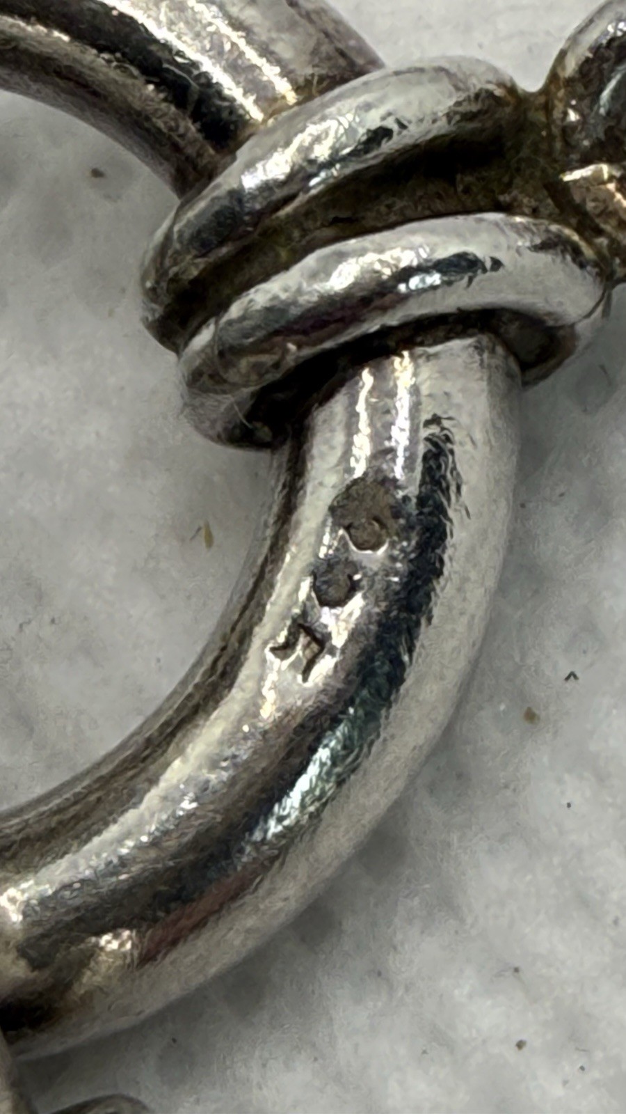 Sterling Silver 925 Charm Rolo Belcher Link Toggle Bracelet 28g 8′ Chunky