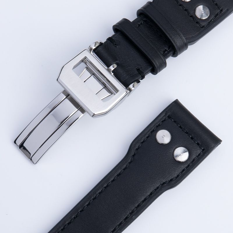 21mm 22mm Leather Strap Watch Band Fits IWC Pilot’s Watch Top GUN Series
