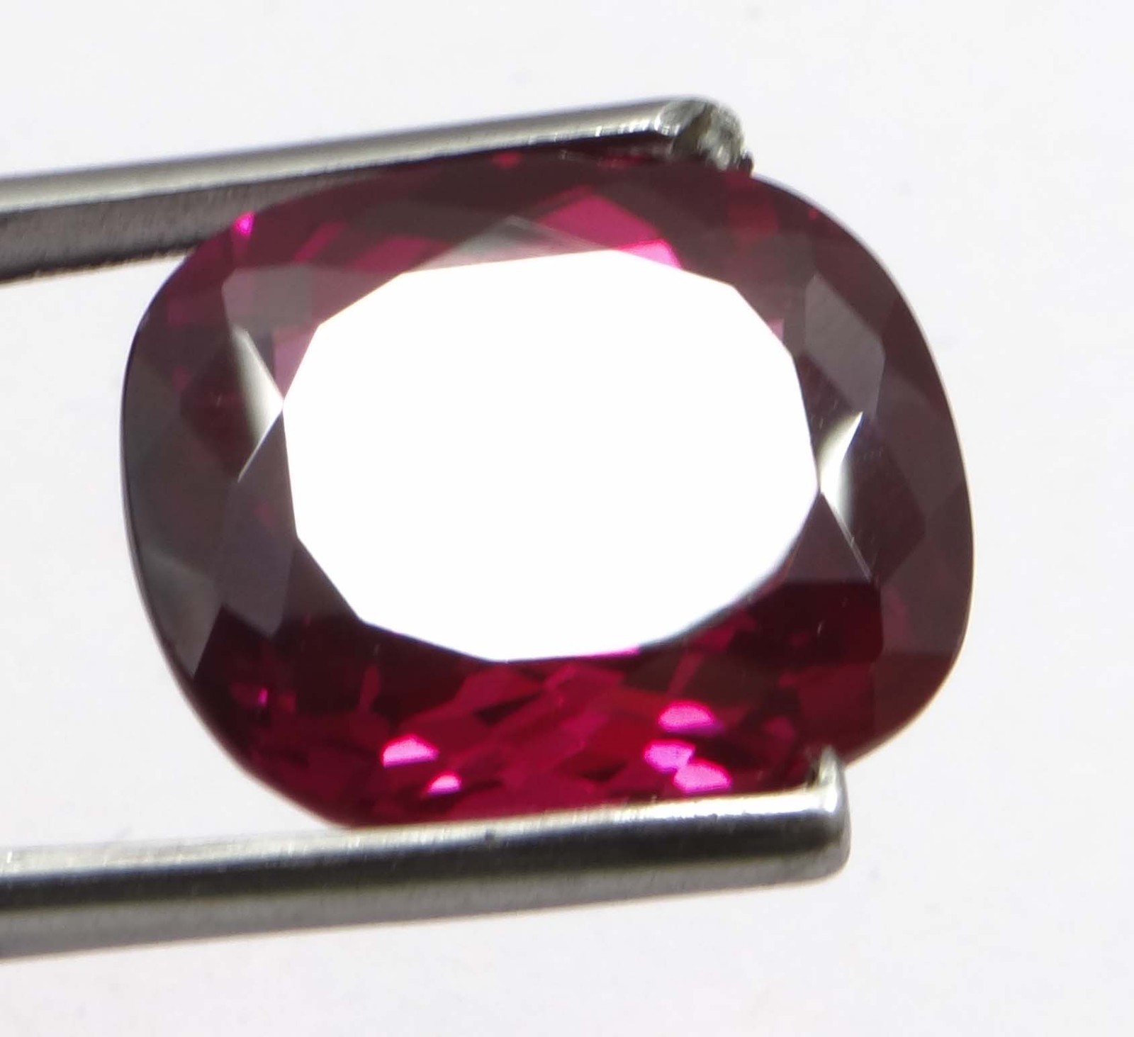 35.55 Ct Natural Pink Ruby coushion Cut Loose Gemstone Certified