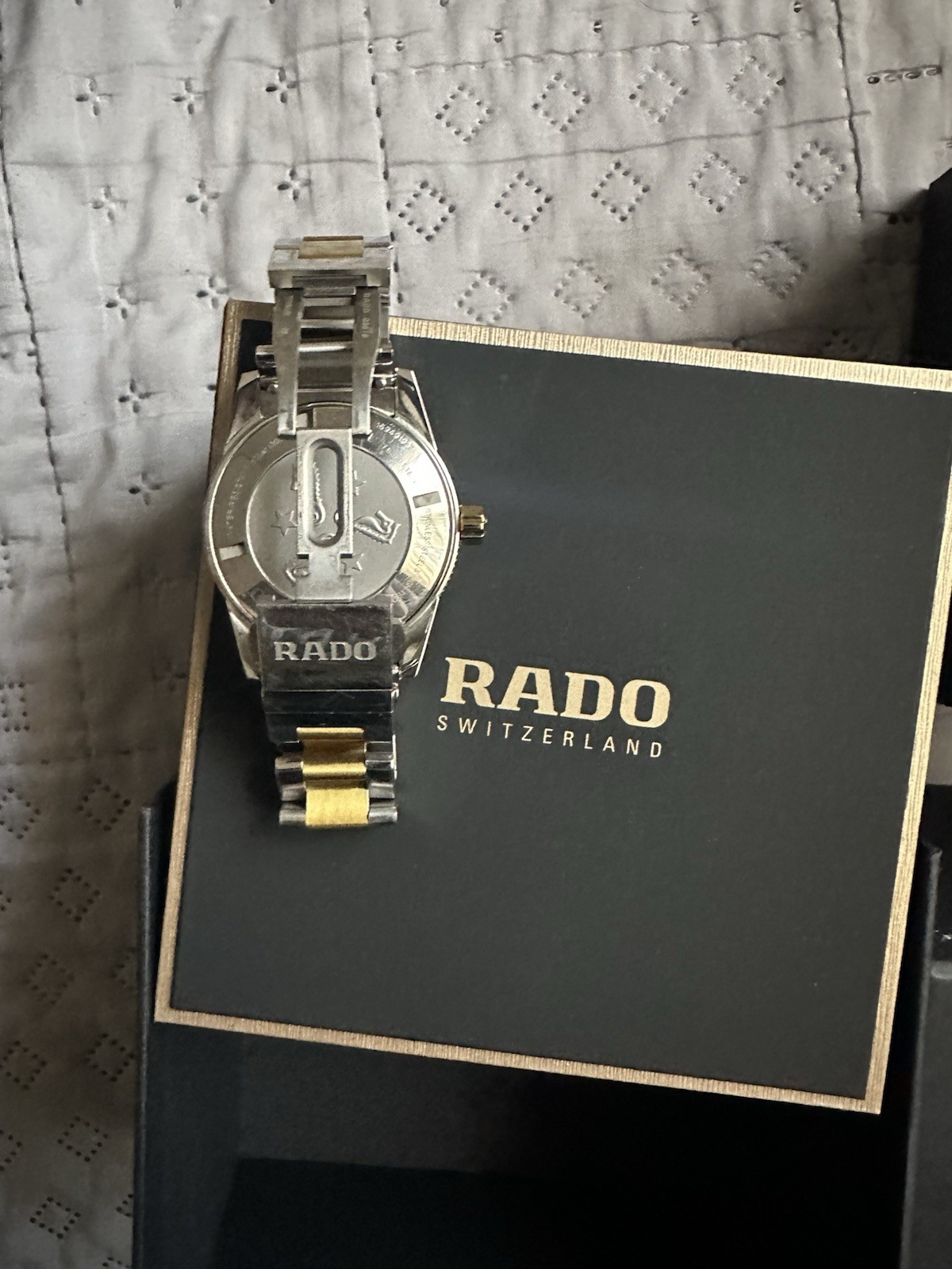 Rado Captain Cook 42mm Automatic Diver Two-Tone Bracelet Green Dial Date