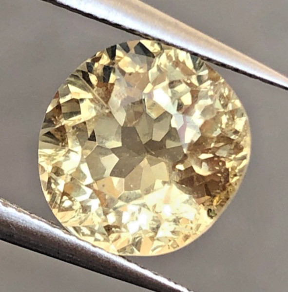 4.25 ct Top Quality Natural faceted Flower cut Citrine Loose Gemstone