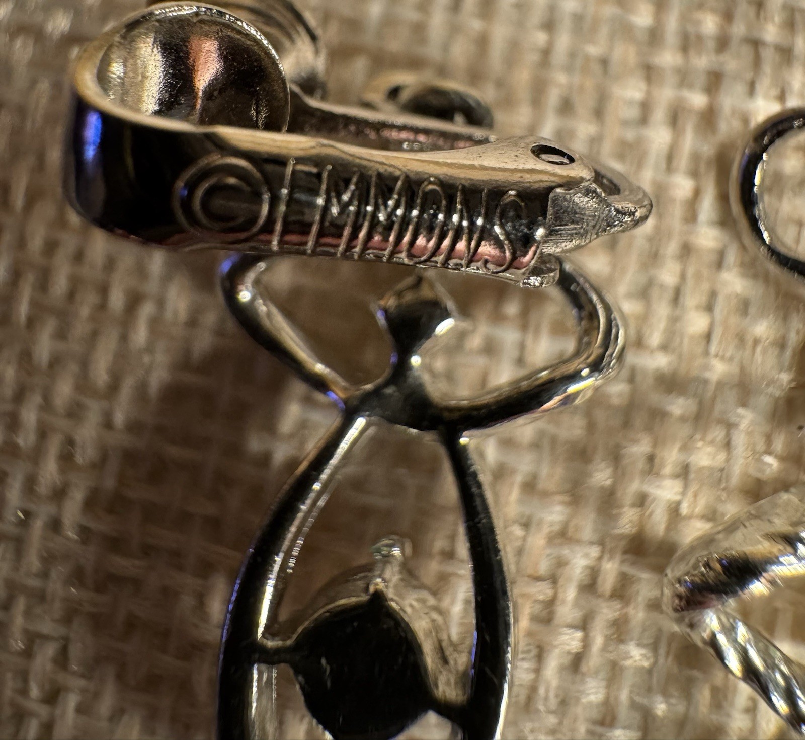 Vintage Silver Tone Signed Dangle Leverback Earrings Faux Pearl & Clear Crystal