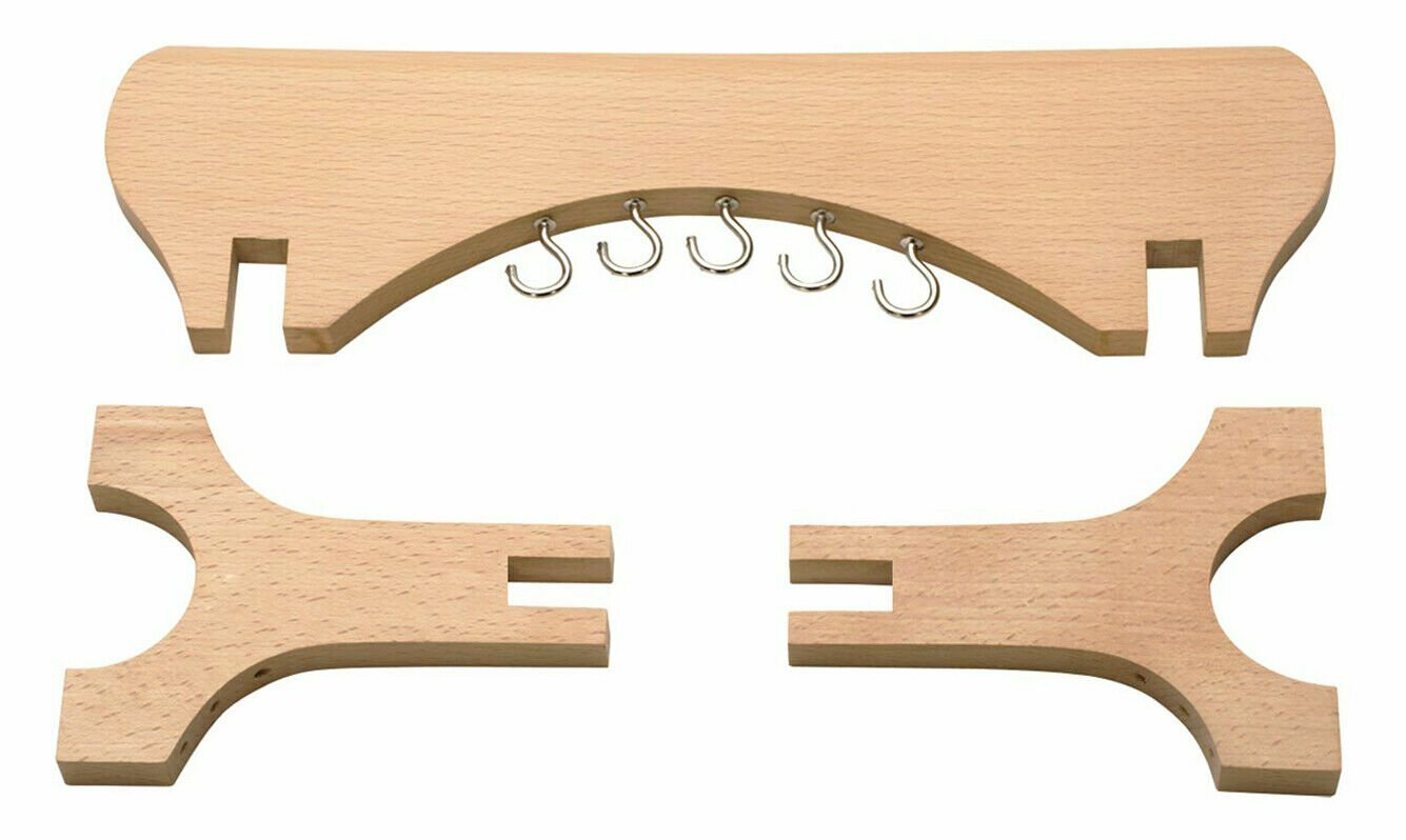 Collapsible Premium Wood Plier Rack Jewelry Making Tool Bench Storage Organizer