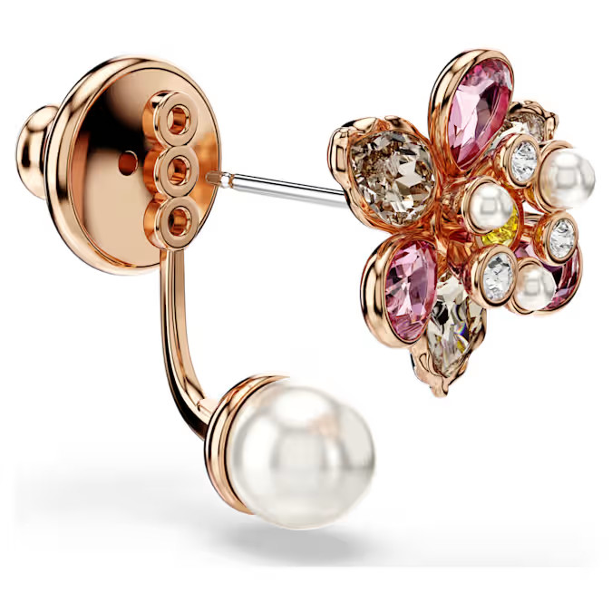 Swarovski Idyllia Earrings Crystal-like pearls mixed cut