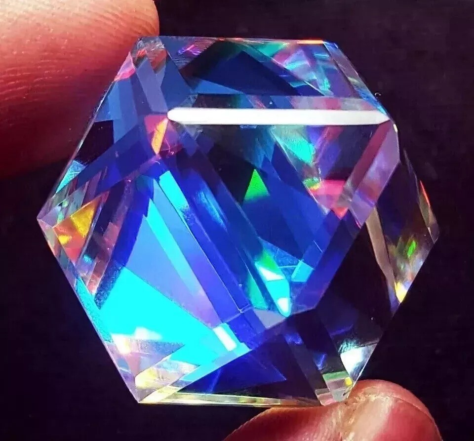 Natural Fancy Hexagon Cut 102-104 Ct Mystic Topaz Loose Gemstone EGL Certified